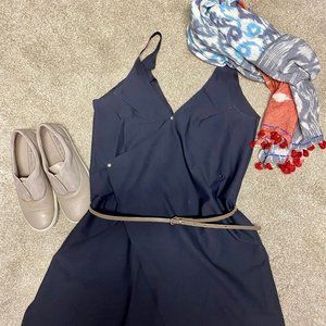 ADAY Navy Over in One Dress XS